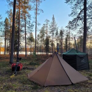 Teepee Tent with Stove Jack