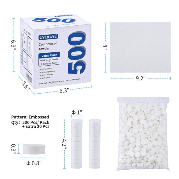 Toilet Paper Pills: Disposable Compressed Toilet Pater - Image 2