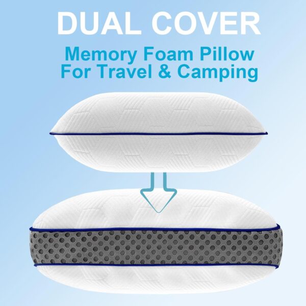 Memory Foam Travel Pillow - Image 2